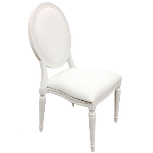 Pop” Louis Chair- White - MTB Event Rentals