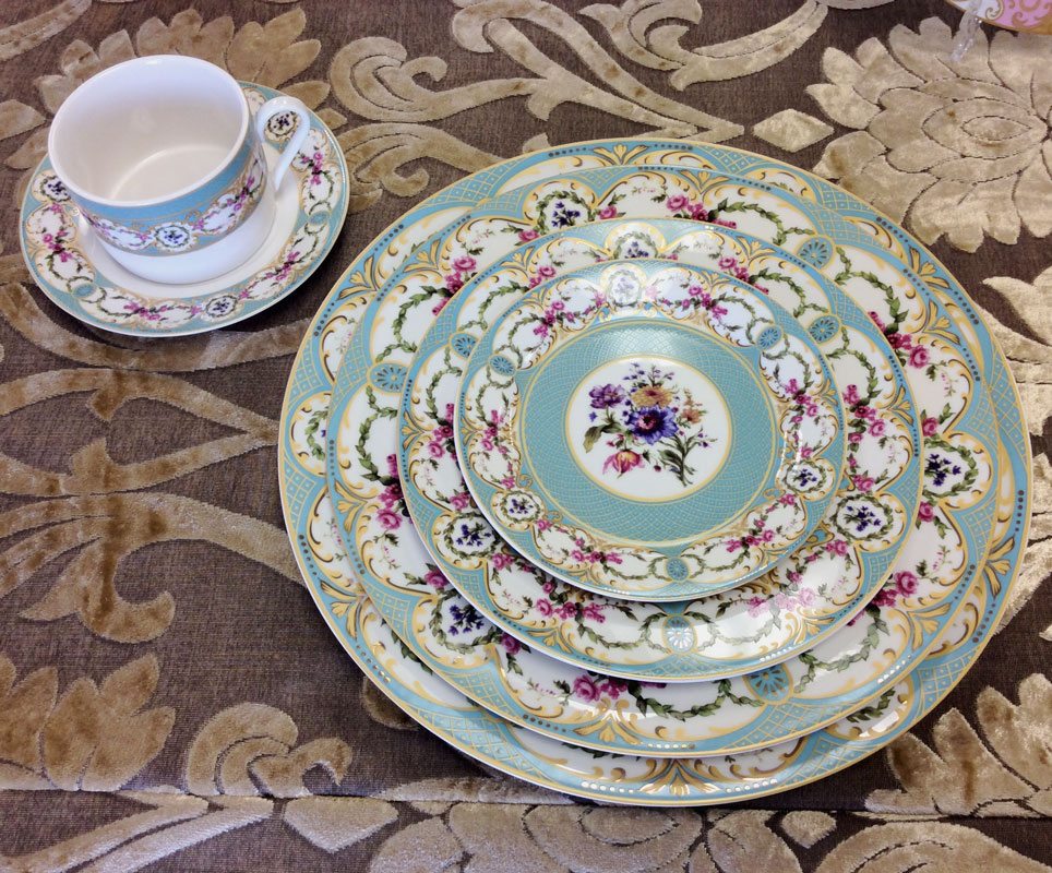 Marie Antoinette Dinnerware Collection Vintage Dinnerware Rentals Decorative Plate Rentals