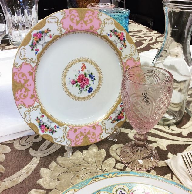 Marie Antoinette Dinnerware Collection Vintage Dinnerware Rentals Decorative Plate Rentals