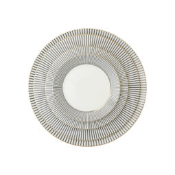 Black & White Striped Dinnerware Collection
