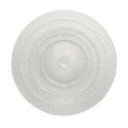 Ribbed Clear Dinnerware